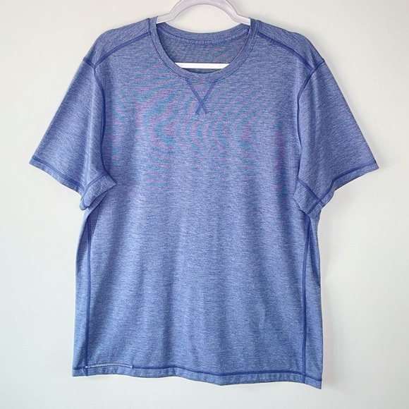 lululemon athletica Other - Lululemon Blue Short Sleeve Shirt